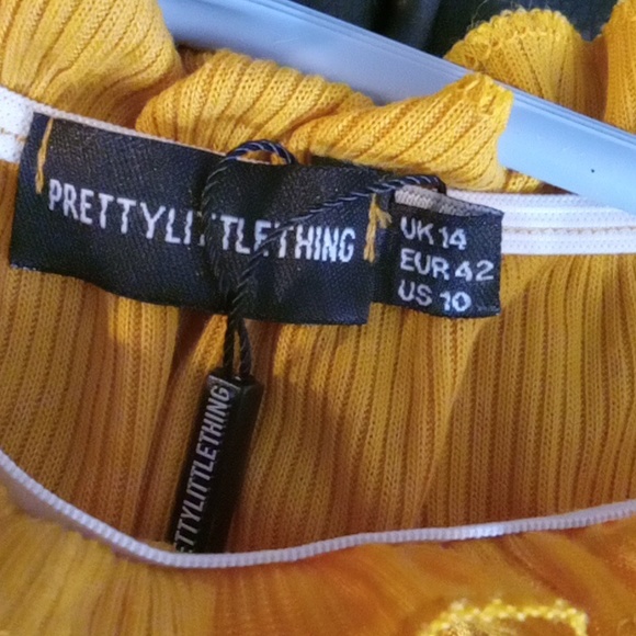 Pretty Little Thing Cropped Top M - Picture 5 of 6